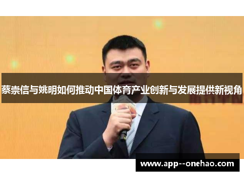 蔡崇信与姚明如何推动中国体育产业创新与发展提供新视角